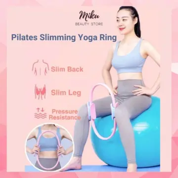 Yoga Pilates Ring Slimming Body Building Training Yoga Circle Training Tool  Pilates for Toning and Strengthening Thighs 