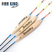 ▼☑✠ FISH KING 3PCS/lot Fishing Float Mixed Size Balsa Bobber Cork Barguzinsky Fir Floa tFortune Paulownia Wood For Fishing Tackle