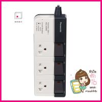 รางปลั๊กไฟ 3 ช่อง 3 สวิตซ์ PANASONIC WCHG 28334 3 ม.POWER STRIP PANASONIC WCHG 28334 3-OUTLET 3-SWITCH 3M **บริการเก็บเงินปลายทาง**