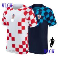 Most popular 【WLGW】Football Jersey 2022-2023 Croatia Jersey Home Away Soccer Jerseys Shirt S-XXL