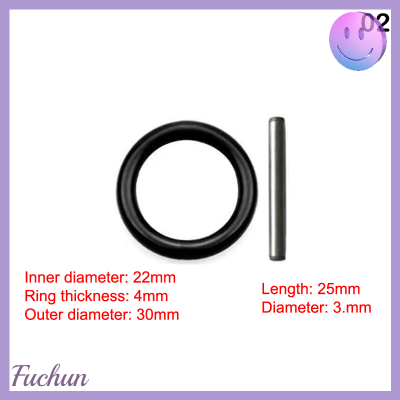 Fuchun ปืนลมยางปะเก็นกันรั่ว Kunci Pas Listrik 5ชุด,ซ็อกเก็ต1/2ทรงกระบอกเหล็กกล้าไร้สนิมคลิปหนีบผ้ากันเปื้อนโอริง