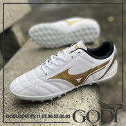 Giày đá bóng màu trắng sân cỏ nhân tạo - Mizuno Trắng Godi Sport