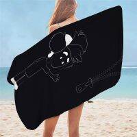 【cw】 AJR Little Jack Beach Printing Customizable Shower Microfiber Swim !