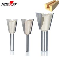 Tideway 1/4 6.35mm Shank Industrial Grade Wood Cutter Dovetail Router Bits for wood Tungsten Engraving Tool Milling Cutter