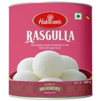 Food from India?(x1 Pack ) Haldiram Rasgulla 1kg ( Ready to Eat )