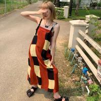 ∋♘▦  2023 new niche design feeling plaid strap dress female lazy summer atmosphere quality stylish Thai hot pants skirt