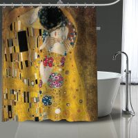 【CW】✵♨  Shower Curtain Can Gustav Klimt Supplies Polyester With Hooks