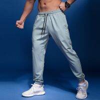 HOT14★Mens Run กีฬา Joggers กางเกงกีฬาชายกางเกง Skinny Sweatpants กางเกงยิมฟิตเนสเพาะกายกางเกง