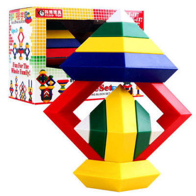 Cobo Wisdom Pyramid Variety Inligence Magic Tower Building Blocks ประกอบของเล่นเพื่อการศึกษาสำหรับเด็ก 2 TO 3-4-5-6-8 -ปี-เก่า 【2 เดือน 17 Day After 】