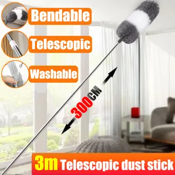 Extendable Feather Duster Long Telescopic Duster Magic Static Duster Brush  245cm