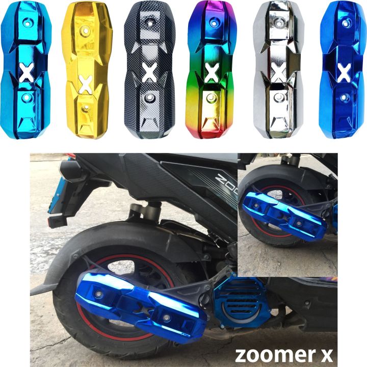 ครอบท่อ-zoomer-x-บังท่อ-ซูมเมอร์-x-ราคาลดดับร้อน-แผ่นปิดข้างท่อไอเสีย-honda-zoomer-x