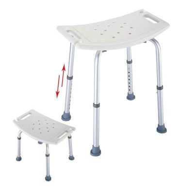 Shower Chair Bathroom Non Slip Shower Stools Bath Chair Height Adjustable Elderly Tub Bath Stools Shower Chair Chair Stools