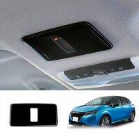 fvdbsdv Car Indoor SOS Cover Roof Emergency Button Panel Decorative Frame Trim for Nissan NOTE E13 KICKS 2020-2022 Glossy Black