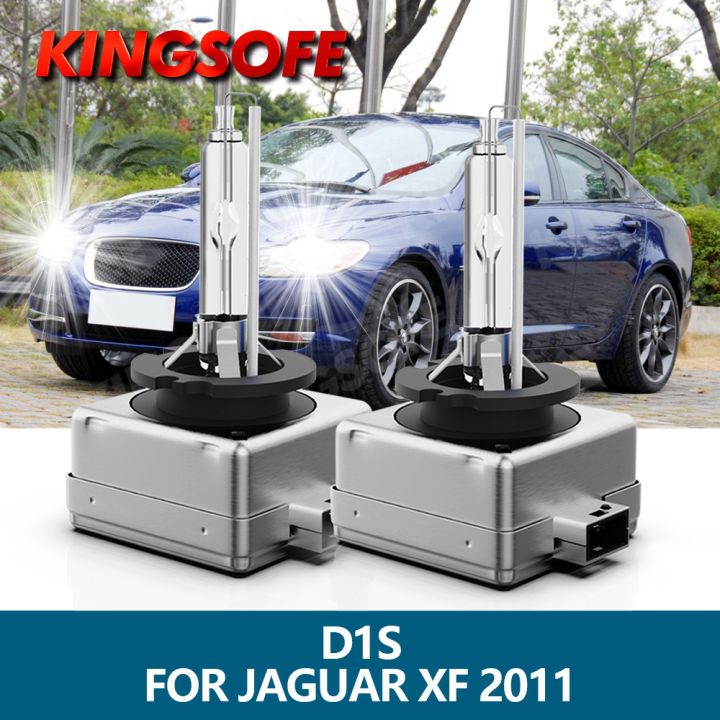 kingsofe-2pcs-hid-xenon-d1s-ไฟอัตโนมัติรถหลอดไฟ12v-35w-3800lm-ไฟหน้า6000k-สีขาวสูงต่ำสำหรับ-jaguar-xf-2011