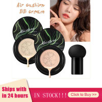 2pcs หัวเห็ด Air Cushion CC ครีม Moisturizing Foundation Air-permeable NATURAL Brightening skinyo แต่งหน้า cauon.