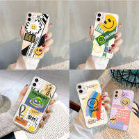 F-192 smiley label อ่อนนุ่ม TPU เคสโทรศัพท์ หรับ Tecno Spark POP 6 2 Camon 16 15 Go 17P 5 17 7P 4 AIR 8 7 Pro โปร่งใส ปก