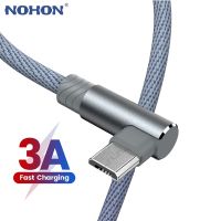 ◑ 90 Degree Elbow 3A Micro USB Chargeing Cable Fast Charge Data Cord For Xiaomi Samsung Huawei OPPO Realme Charger Data 1m 2m 3m