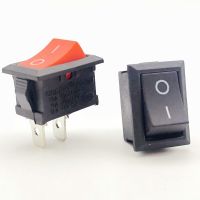 1/5 Pcs Mini Rocker Switch KCD1 ON/OFF Electrical Equipment 2Pin 2 Position 15*21mm 6A 250VAC/10A 125VAC Red black white NO LED