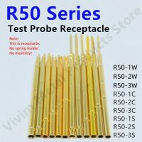 【CW】✿◇┅  100PCS R50 Receptacle Test Pin P50-B1 Tube Needle Sleeve Probe Length 17.5 25.9mm Dia 0.86mm R50-2S 2W R50-2C