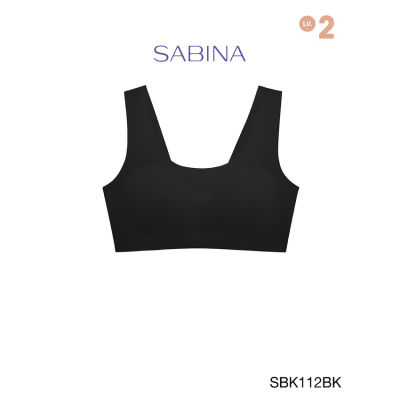 ⭐BigSale! BRALESS เสื้อชั้นใน (ไม่มีโครง) Seamless Fit รุ่น Soft Collection รหัส SBK112BK สีดำ Wow สุด