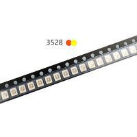 100PCS LAYT67F 3528 Bicolor LED Amber Red + Yellow  PLCC-4 Reverse Polatiry 50MA LAY T67F More Brighter than LAYT67B Electrical Circuitry Parts