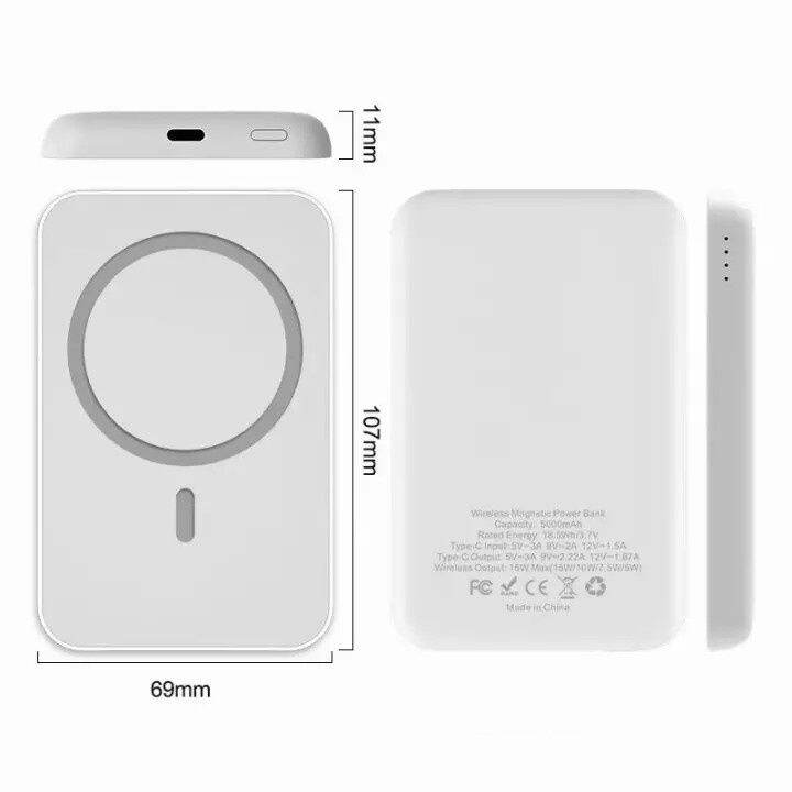 MagSafe Battery Pack Power Bank Wireless Charger 20W USBC to