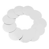 300 Pcs 3 Inch Silver Wine Pourer Discs Drip-Proof Drip Pouring Pour Spout Pour Wine Thin Slice