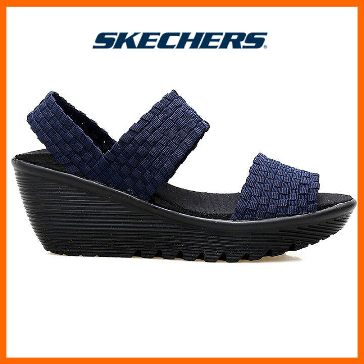 skechers-รองเท้าแตะผู้หญิง-cali-rumbler-wave-สตรี-รองเท้าแตะส้นเตารีด-ส้นสูง-ทอรองเท้า-31778-bbk