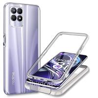 360 Degree Silicone TPU Front PC Back Case OPPO A36 A76 A16S Find X5 X3 Lite NEO Double Transparent Cover Realme 9i C21Y 8i C25Y Bar  Wine Tools