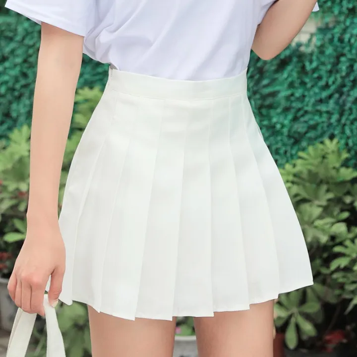 Korean JK Skirt Fashion Sexy A-Line Pleated Mini Tennis Skirts Students ...