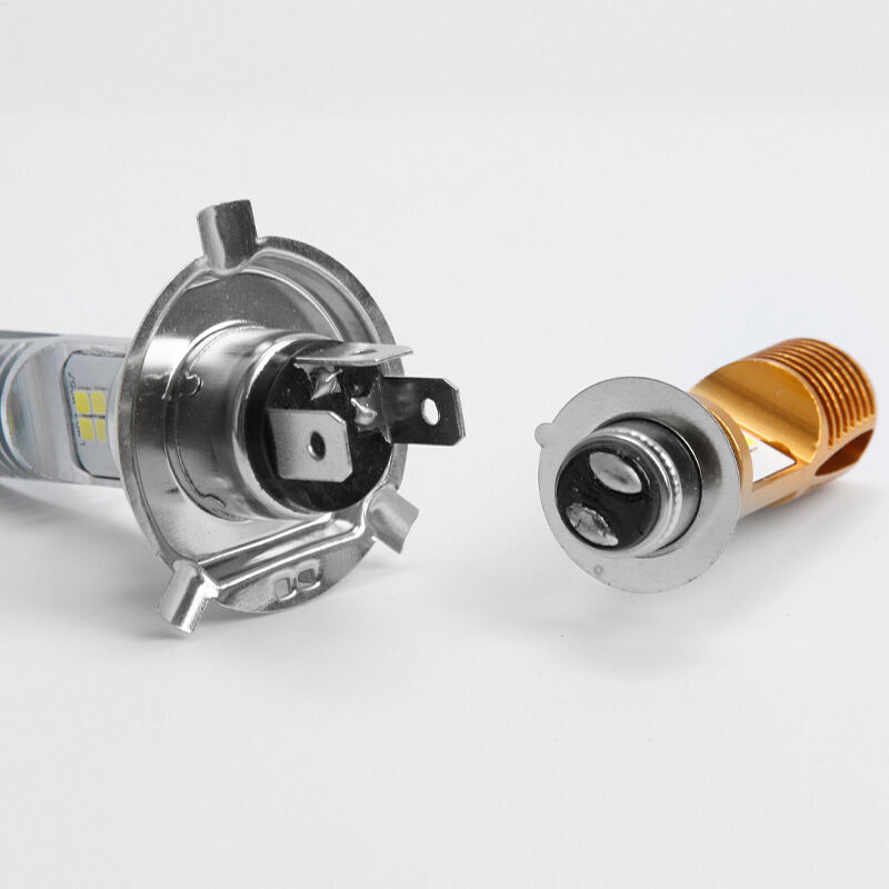 H4 P15D Lampu Motosikal 9V-85V Mentol Lampu Led Canbus Putih Warna Kuning Hi Lo Beam memandu Lampu Motor Aksesori Motosikal