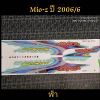 สติ๊กเกอร์ MIO ตัวเก่า สีฟ้า ปี 2006 รุ่น 6 สีสวยคุณภาพดี  ราคาถูก