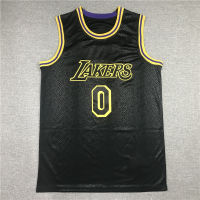 เสื้อคุณภาพสูง ?22-23 Wholesale NBA Basketball Jersey Lakers Wei Shao 0 James 6 Anthony 7 Embroidery Basketball Jersey Foreign Trade Supply