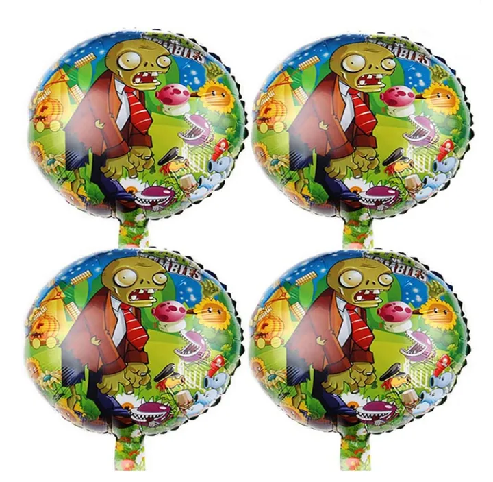 2pcs Plants vs Zombies Cartoon Party Aluminum Film Balloon Birthday Toy  Decoration Balloons | Lazada PH