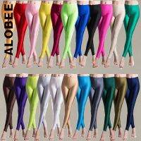 【VV】 Alobee Colorful Leggings Fluorescent Pants Elasticity Trousers Hot Selling