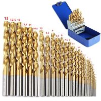 M42 8% High Cobalt HSS-Co Titanium Coated Twist Drill Bit Set Industrial Grade Drill Bit For 304 Stainless Steel Drilling Drills Drivers