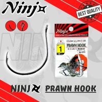 ตะขอเบ็ตตกกุ้งแม่น้ำ NINJ Prawn Hook - NJ7771