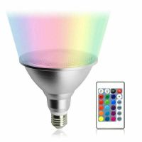 โคมไฟ LED PAR หลากสี 15 / 25W PAR38 PAR30 COD PAR Light หรี่แสงได้ RGB E27 85-265V LED Spotlight Bulb โคมไฟน้ําท่วม รีโมทคอนโทรล▮