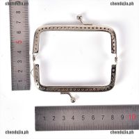 【chendujia】1pc R Alloy Metal Flower Purse Bag DIY Craft Frame Kiss Clasp Lock Silver