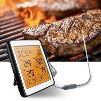 ﺴ Intelligent Food Thermometer BBQ Meat Cooking Temperature Meter with Dual Probe Custom Alarm LED Backlight C F Display