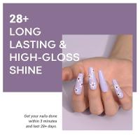 MODELONES Gel Soak Off Uv Varnish Glitter Long Lasting Art Color 7ml