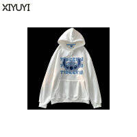 เสื้อสเวตเตอร์สตรี XIYUYI ตะเข็บเสื้อกันหนาวพิมพ์ลายไม่บอลขึ้น