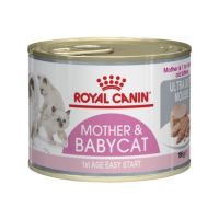[ส่งฟรี]Royal Canin BabyCat can 195g อาหารเปียกสำหรับลูกแมวและแม่แมวตั้งท้อง