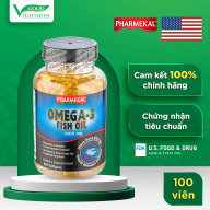 Viên uống dầu cá Omega 3 Fish Oil 1000mg Pharmekal 100 viên thumbnail