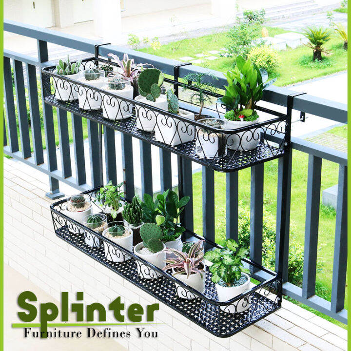 *SG READY STOCK* Flowerpot Hanging Rack Garden Gardening Plants Lawn