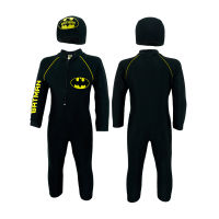 NA Dreams DC Swimmwear with Batman Logo For Kids ชุดว่ายน้ำเด็กลายแบทแมน รุ่นเด็กเล็ก