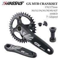 HASSNS GX แท่งเชื่อมต่อจักรยาน MTB จักรยานเสือภูเขา Cranks Chainring Crown สำหรับจักรยานแบบบูรณาการความเร็ว Candle12 32/34/36/38T