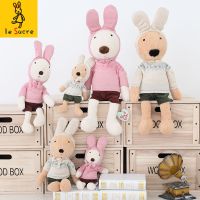 Cute Sweater With hat le sucre sugar rabbit dolls Stuffed plush toys doll valentines day girls kids Christmas birthday gifts