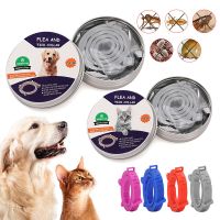 ZZOOI Dog Mosquitoe Repellent Collar Pet Antiparasitic Anti Flea Tick Collar for Small Large Dog Cat Collar Retractable Dog Accessorie