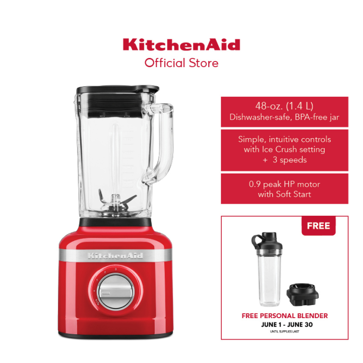 KitchenAid K150 3Speed Ice Crushing Blender + FREE Personal Blender (Heavy Duty Smoothie